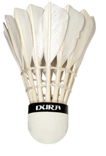 Peteca de Badminton com Penas Naturais 10Un Vinex