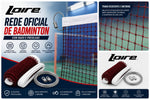 Rede de Badminton Tam. Oficial Com Cabo de Aço Loire