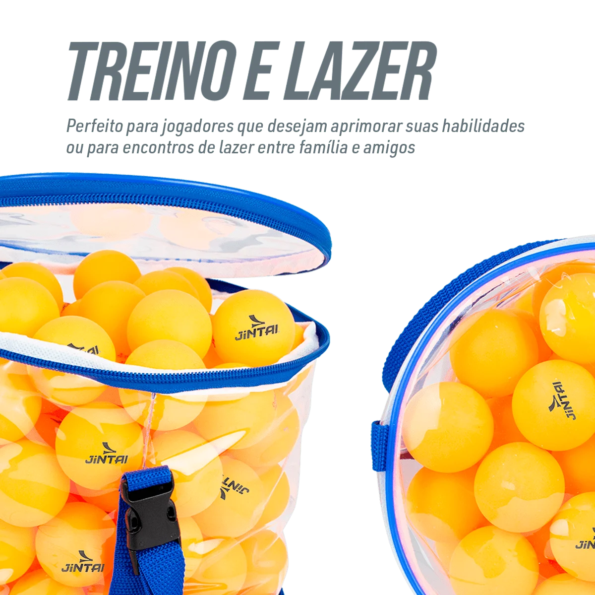 Bolinha de tênis de mesa treinamento Pista e Campo - saco com 100 und - branca
