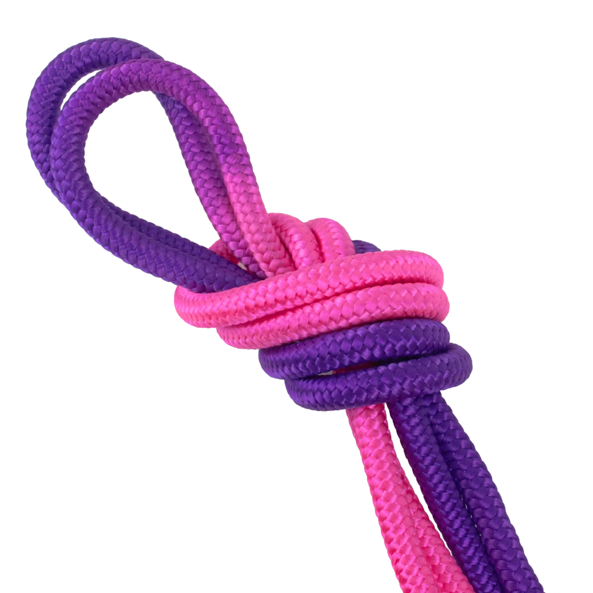 Corda Oficial Ginástica Rítmica 3m Gracios - Roxo e Rosa