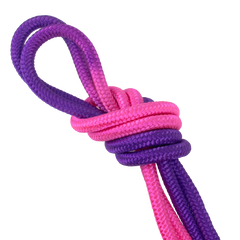 Corda Oficial Ginástica Rítmica 3m Gracios - Roxo e Rosa
