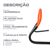 Barreirinha dobrável e ajustável 20-30cm Laranja e Preto