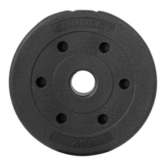 Anilha Emborrachada 2Kg Cement Furo 31mm Envolst