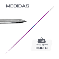 Dardo de duralumínio e aço 800g modelo competição IAAF Vinex (JAL-CH800)