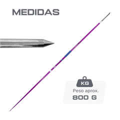 Dardo de duralumínio e aço 800g modelo competição IAAF Vinex (JAL-CH800)