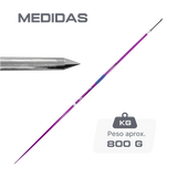 Dardo de duralumínio e aço 800g modelo competição IAAF Vinex (JAL-CH800)