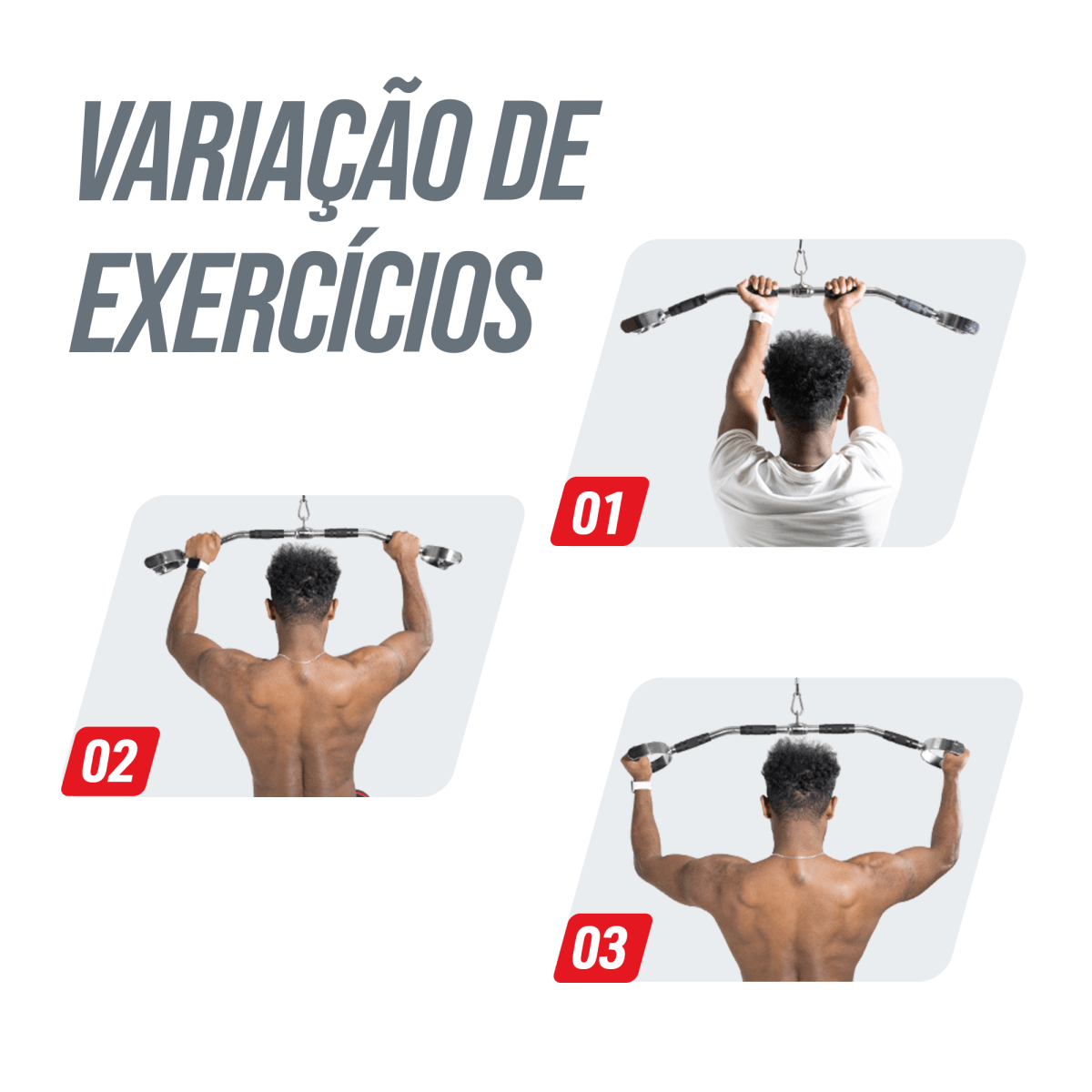 Puxador Barra Romana 96cm Pulley Cromado Maciço com Giro Envolst