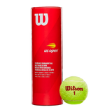 Bolinha/bola de tênis de campo estágio 3 (vermelha 75%) iniciantes Wilson US Open - tubo com 3 und