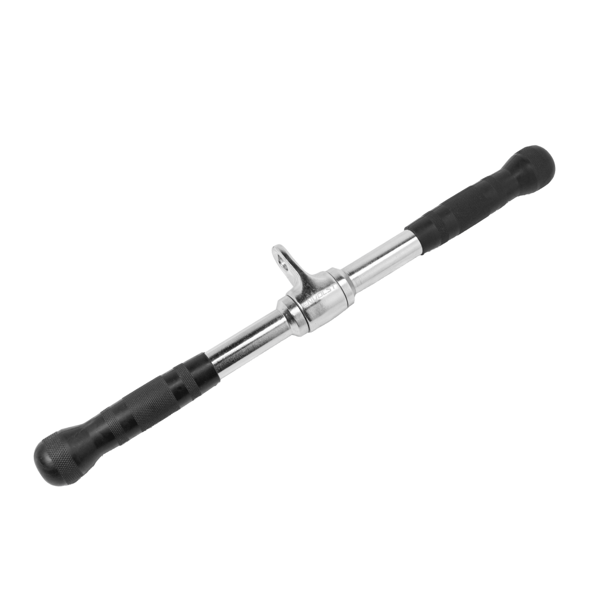 Puxador Barra Reta 50cm Pulley Cromado Maciço com Giro Envolst