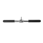 Puxador Barra Reta 48cm Pulley Cromado Maciço com Giro Envolst
