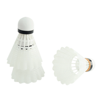 Kit de badminton com 02 raquetes de aço e 03 volantes Loire