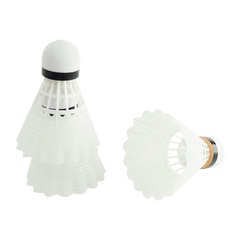 Kit de badminton com 02 raquetes de aço e 03 volantes Loire