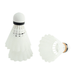 Kit de badminton com 02 raquetes de aço e 03 volantes Loire