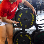 Anilha Olímpica Bumper para Crossfit e LPO 35Lb Envolst