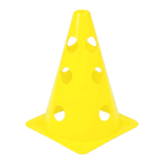 Kit 8 Cones de Agilidade Furados 23cm com 4 Hastes Velden