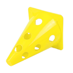 Kit 8 Cones de Agilidade Furados 23cm com 4 Hastes Velden