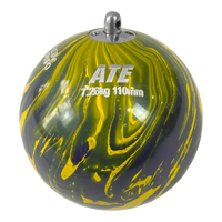 Martelo de atletismo de aço 7,26Kg 110mm ATE Pintura Especial Brasil WA-IAAF - com cabo e empunhadura