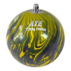 Martelo de atletismo de aço 7,26Kg 110mm ATE Pintura Especial Brasil WA-IAAF - com cabo e empunhadura