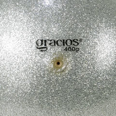 Bola Ginástica Rítmica Oficial 400g Glitter Gracios - Roxo