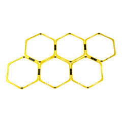 Arco plano Barreira Hexagonal - cnj 6 pcs