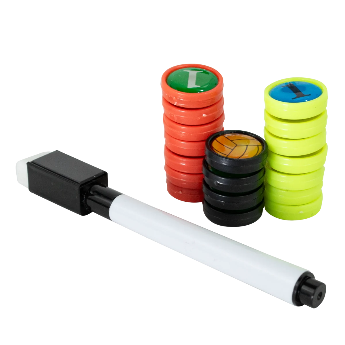 Prancheta tática magnética com caneta para treinamento de voleibol Pista e Campo - Modelo pasta preta