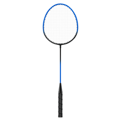 Kit de badminton com 04 raquetes de aço, 02 volantes, postes de aço e rede Loire