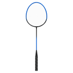 Kit de badminton com 04 raquetes de aço, 02 volantes, postes de aço e rede Loire