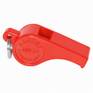 Apito de plástico ABS com cordão MM51 Rocket