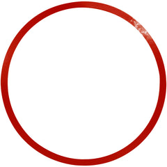 Arcos planos de agilidade 45cm Pista e Campo - cnj com 12 und  - vermelho