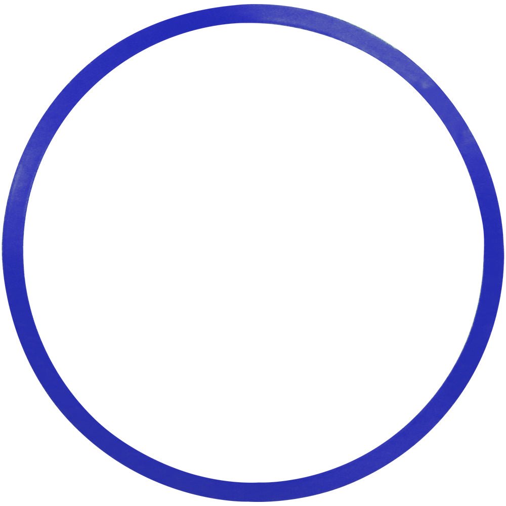 Arcos planos de agilidade 45cm Pista e Campo - cnj com 12 und - azul