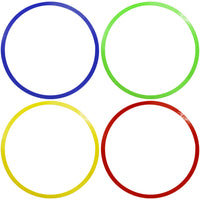 Arcos planos de agilidade 45cm Pista e Campo - cnj com 12 und - quatro cores