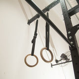 Argolas de madeira para ginástica olímpica Pista e Campo