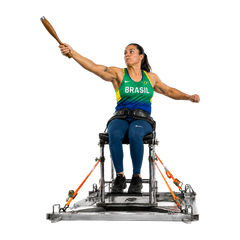 Club para lançamentos de madeira com ponteira metálica Pista e Campo