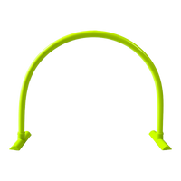 Arco barreirinha de PVC móvel para treinamento de agilidade e drible Velden Amarelo