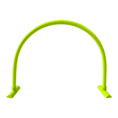Arco barreirinha de PVC móvel para treinamento de agilidade e drible Velden Amarelo