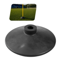 Base de borracha preta para balizas Pista e Campo