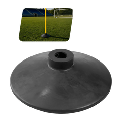 Base de borracha preta para balizas Pista e Campo