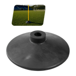 Base de borracha preta para balizas Pista e Campo