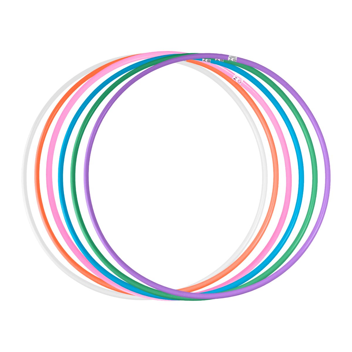 Arco Bambolê Infantil Plástico Avulso Colorido 63 e 75cm Reises