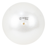 Bola Ginástica Rítmica Oficial 400g Glitter Gracios - Roxo