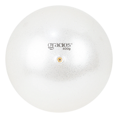 Bola Ginástica Rítmica Oficial 400g Glitter Gracios - Roxo