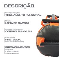 Power sand bag para treinamento funcional 15kg Envolst