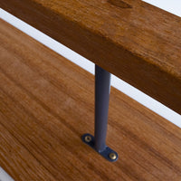 Banco sueco de aço e madeira Pista e Campo