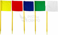 Bandeirolas plásticas multiuso alta Pista e Campo - cnj com 5 und (1-5)