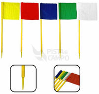 Bandeirolas plásticas multiuso alta Pista e Campo - cnj com 5 und (1-5)