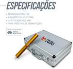 Bastão de revezamento de alumínio WA-IAAF premium Pista e Campo - cnj com 8 und (com maleta)