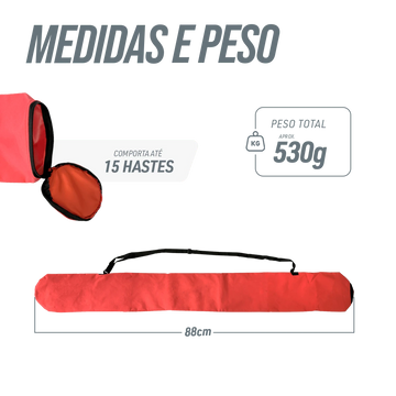 Bolsa para Estacas de Agilidade e Balizas 1,80m Pista e Campo