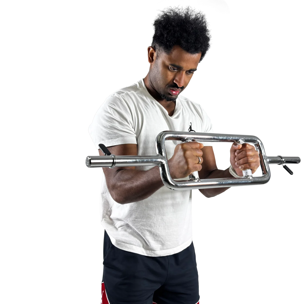 Barra de Musculação H Romana Maciça 28mm e Presilhas Envolst