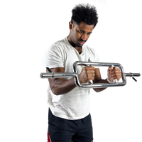 Barra de Musculação H Romana Maciça 28mm e Presilhas Envolst