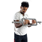 Barra de Musculação H Romana Maciça 28mm e Presilhas Envolst